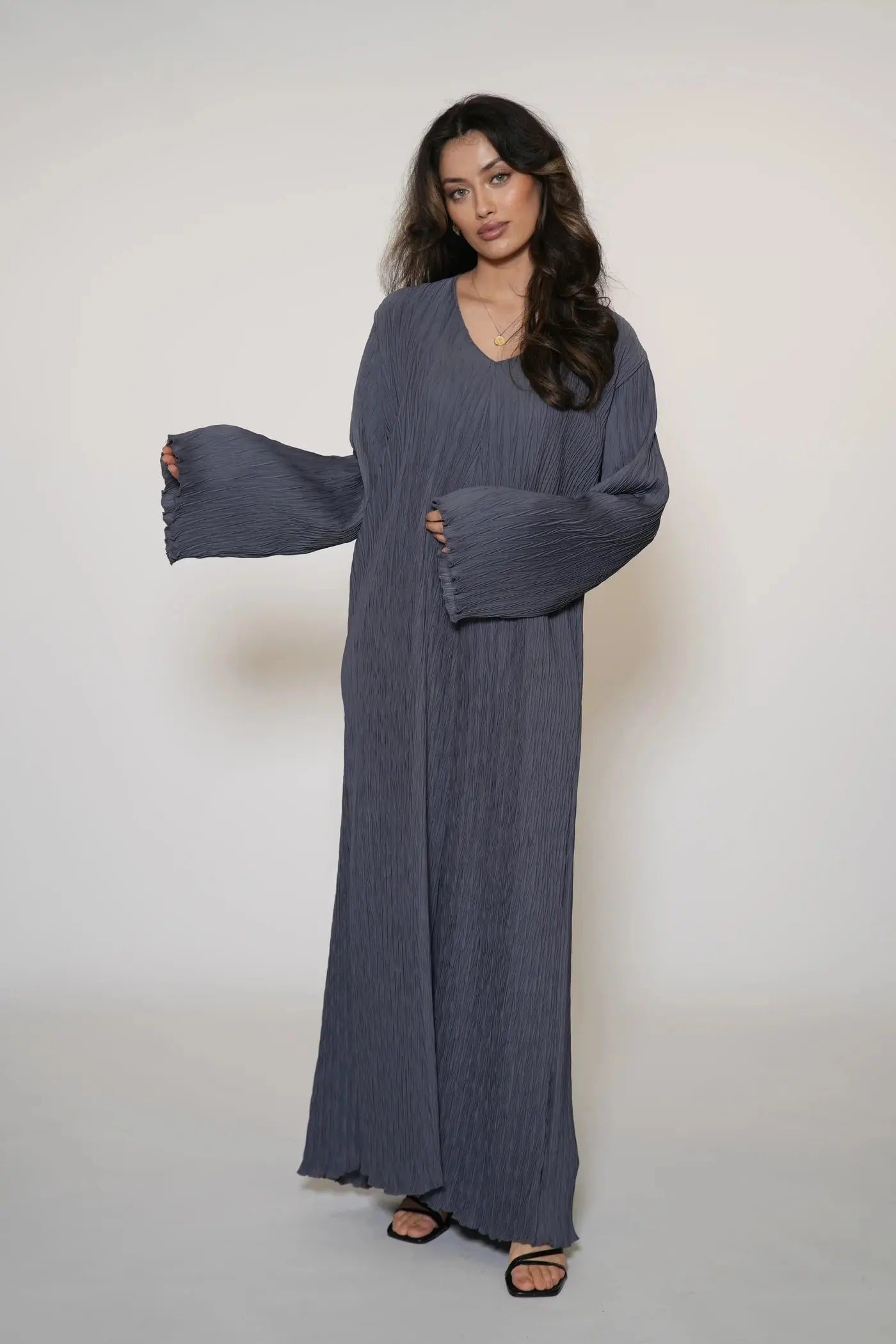 Summer dress - dark grey Losyana.Shop