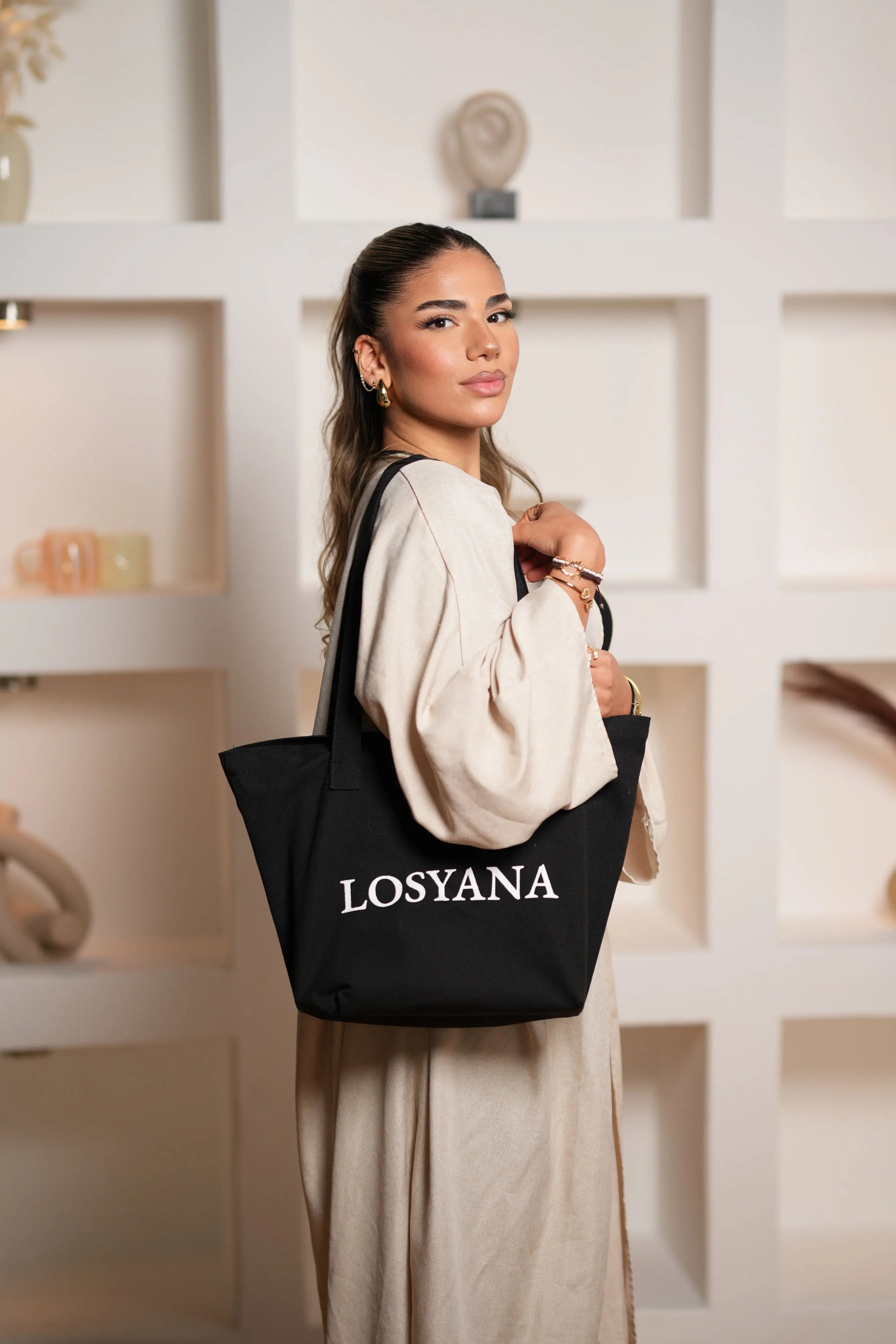 Tote Bag -  Black Losyana