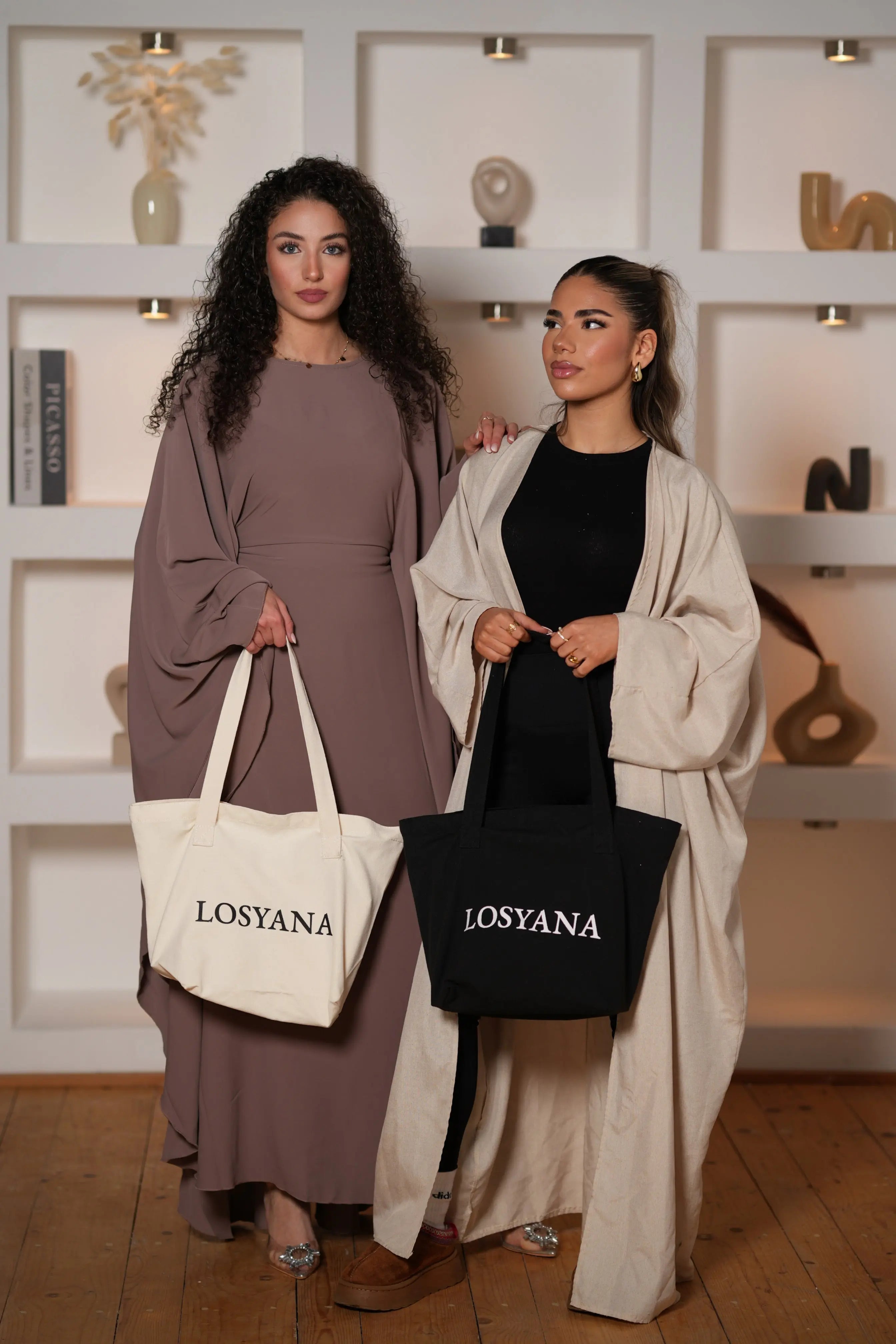 Tote Bag -  Beige Losyana