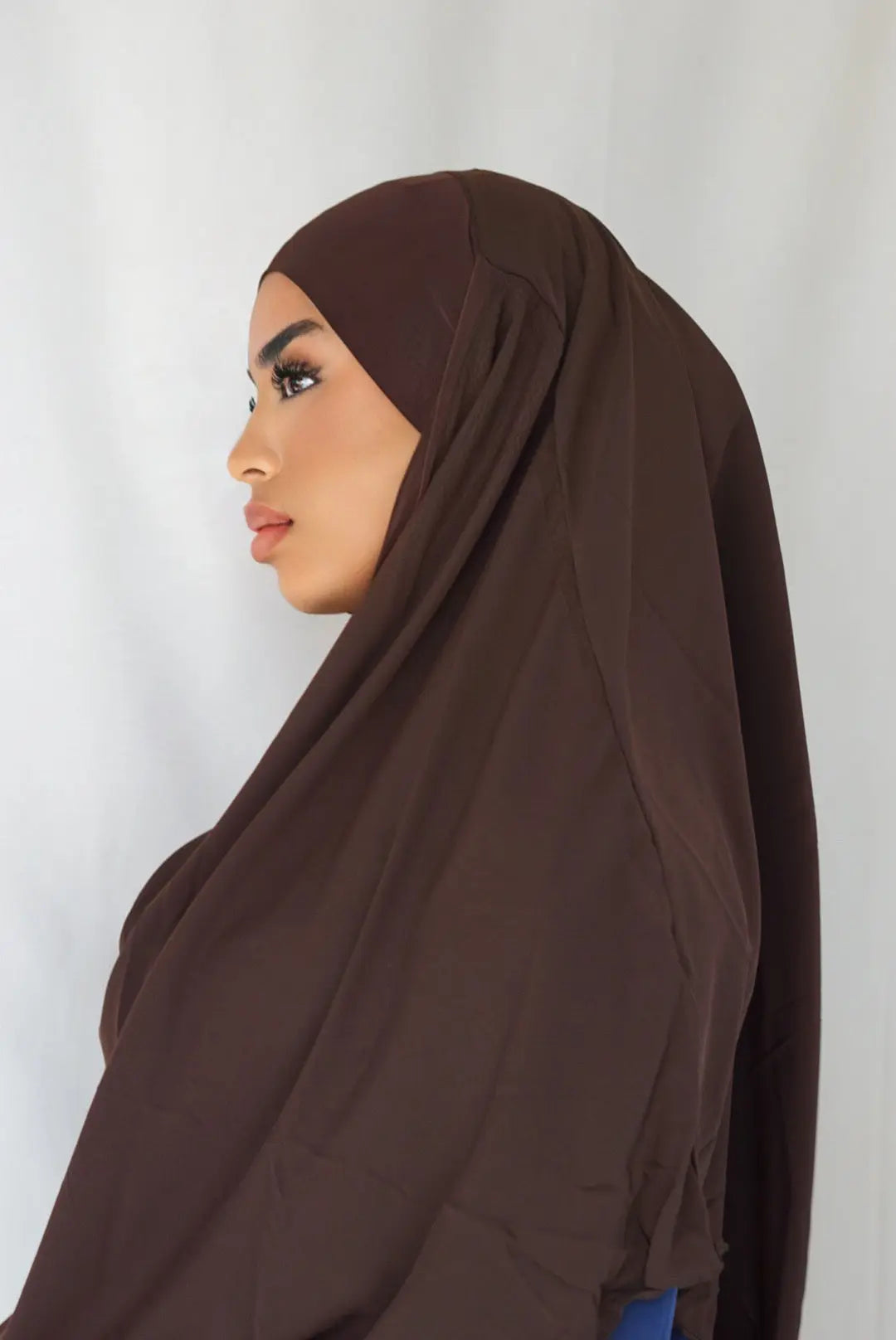 Short Khimar - Brown Sugar Losyana.Shop