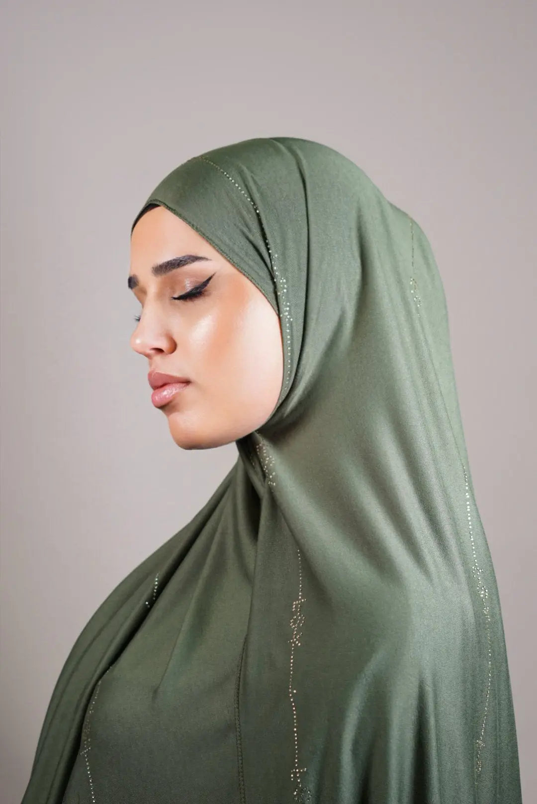 LSY Diamond Jersey - Khaki green Losyana.Shop