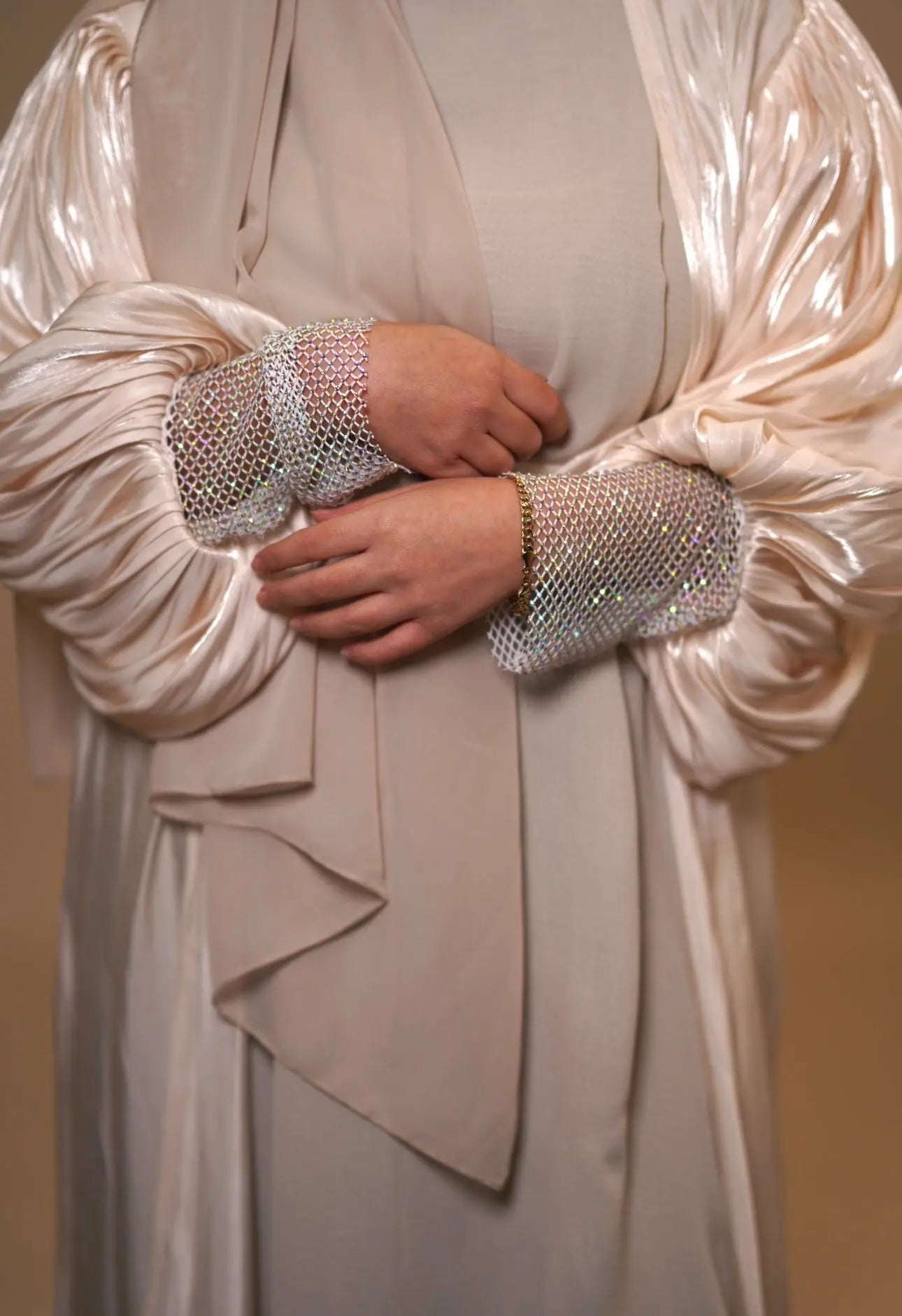 Emirate abaya - light beige Losyana.Shop