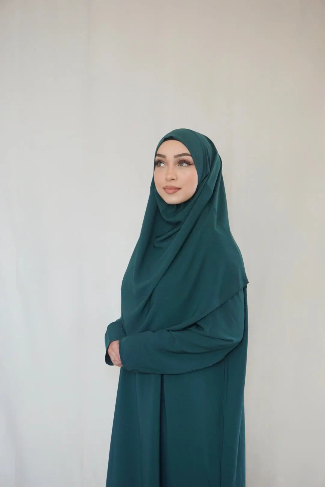 Gebedskleding Medina Silk - Royal Green Losyana.Shop