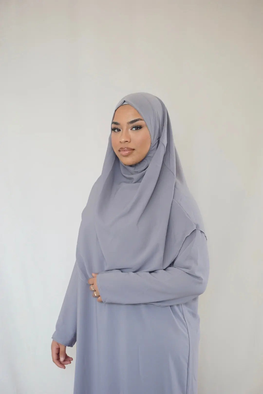 Gebedskleding Medina Silk - Lavendel Grey Losyana.Shop